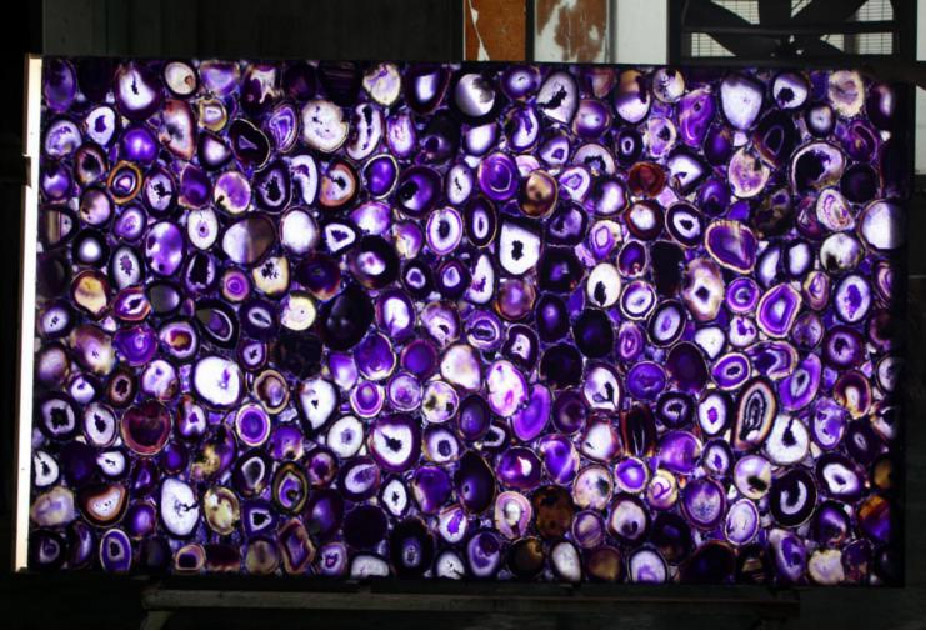 LFM-MNS-1706A Faux Purple agate onyx