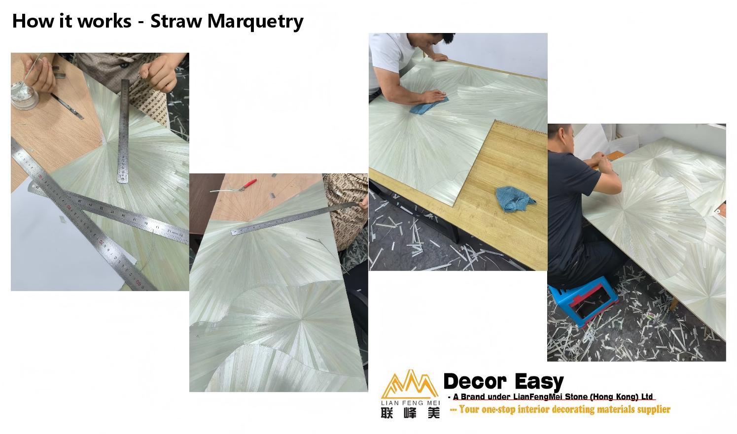 The Making of a Wheat Straw Marquetry Piece