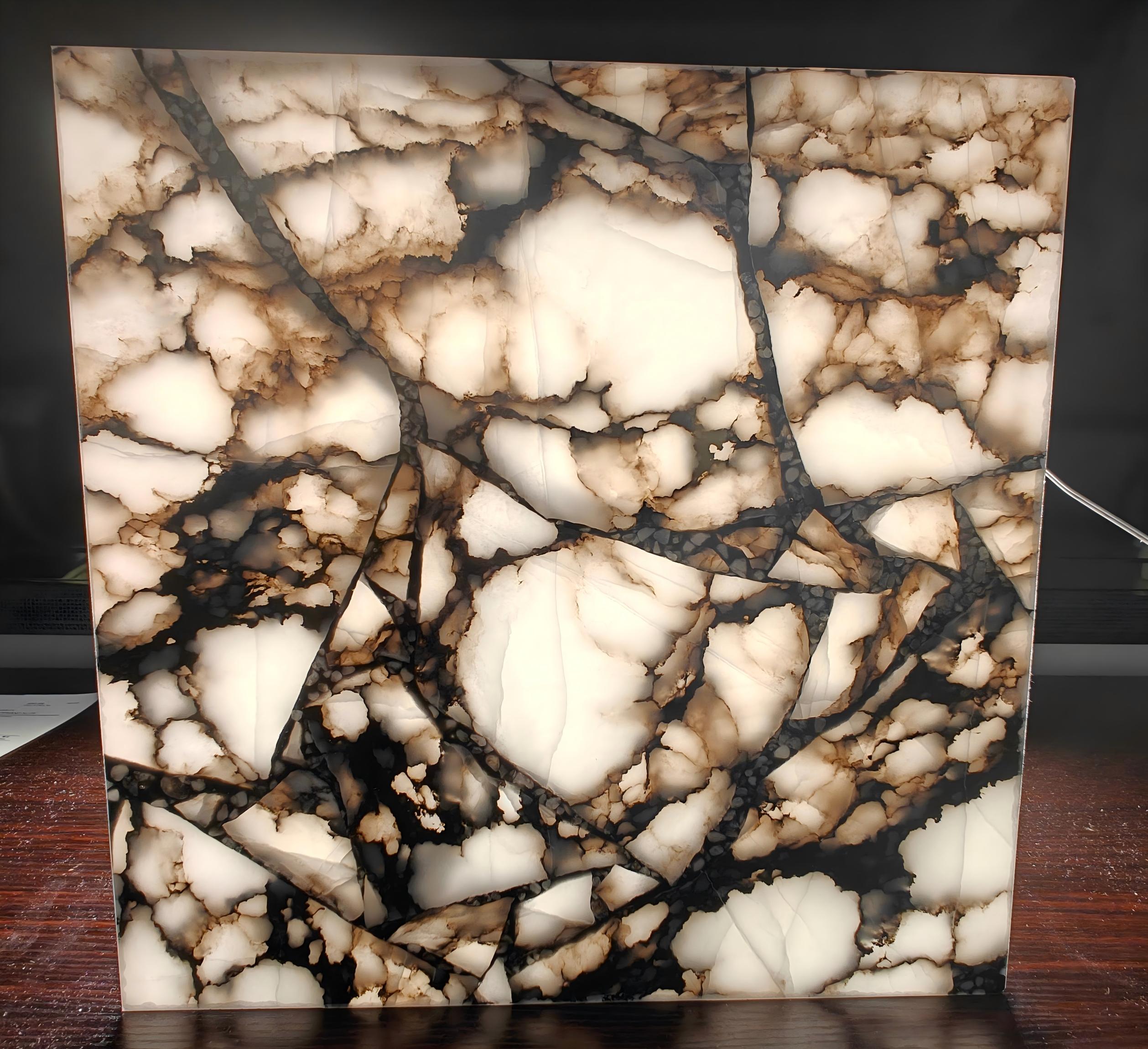 LFM-FX-11361A Translucent faux onyx